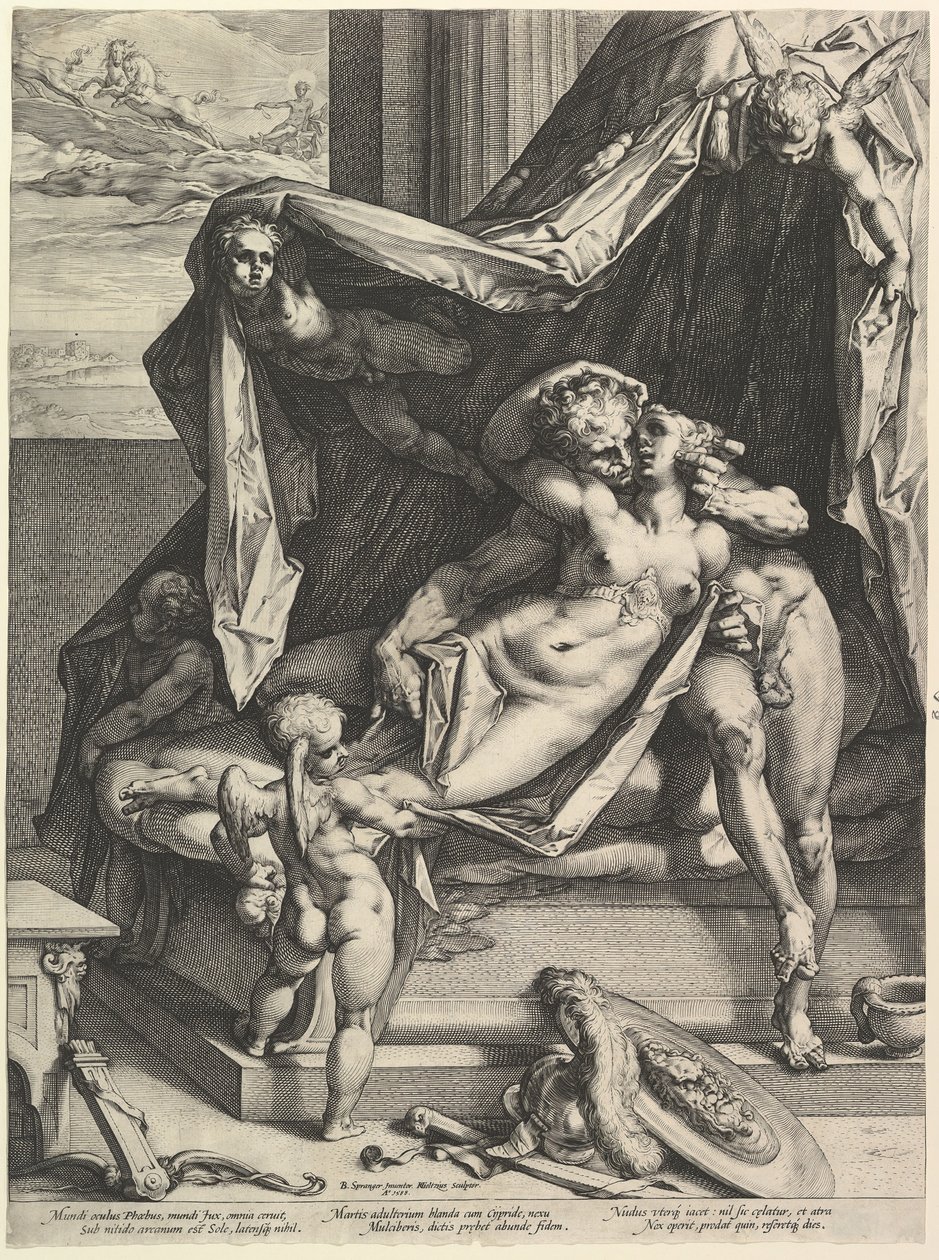 Mars and Venus by Hendrik Goltzius