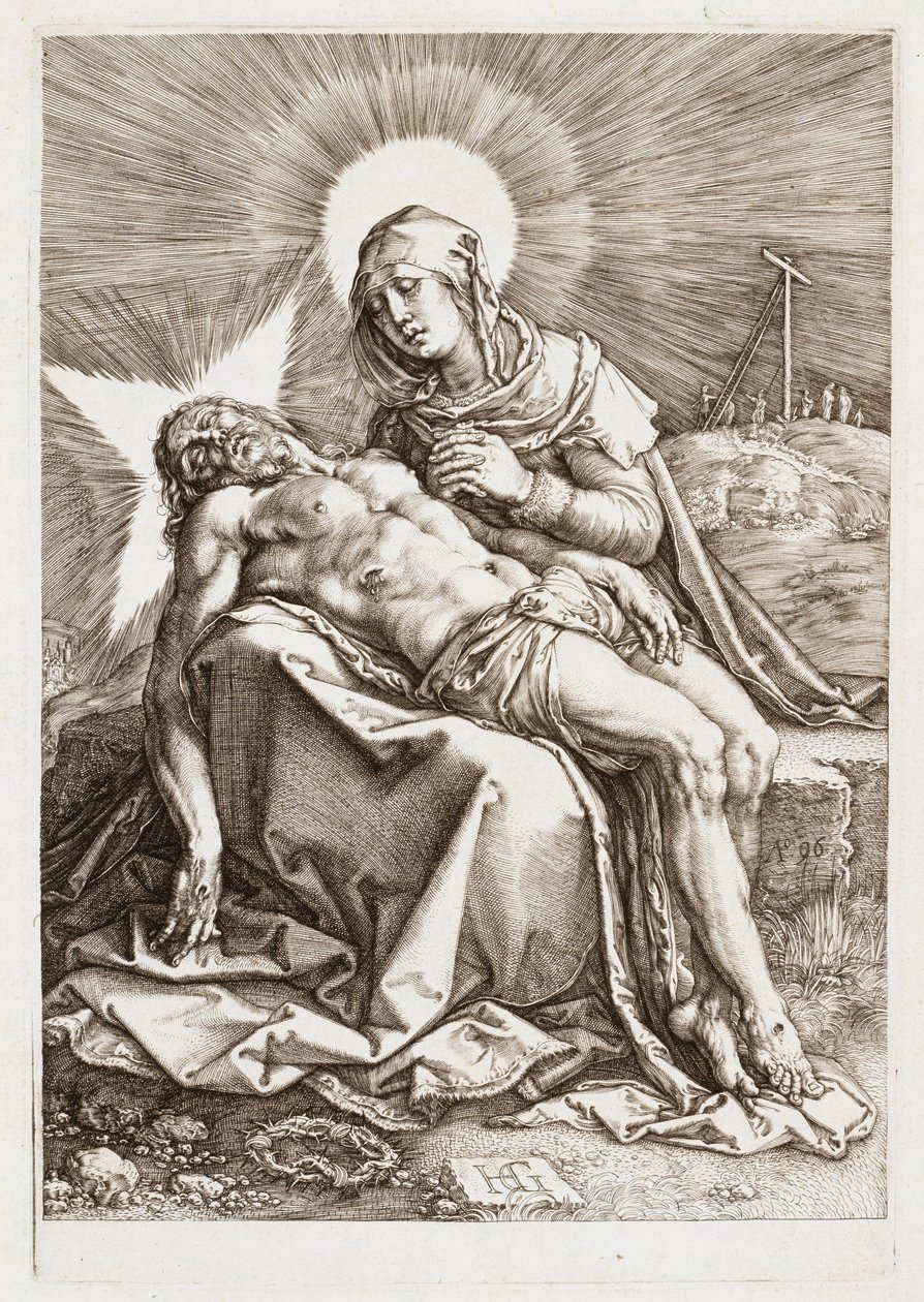Pieta by Hendrik Goltzius