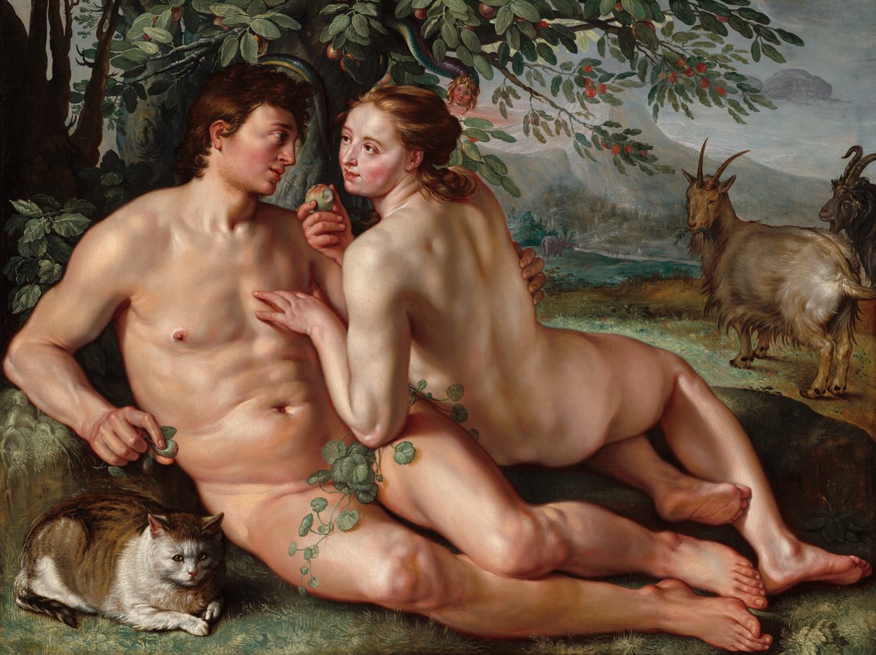 The Fall of Man by Hendrik Goltzius