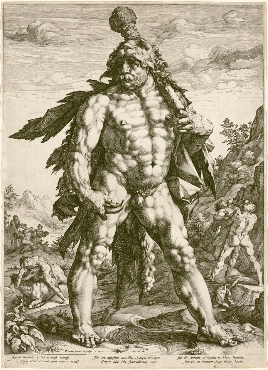 The Great Hercules by Hendrik Goltzius