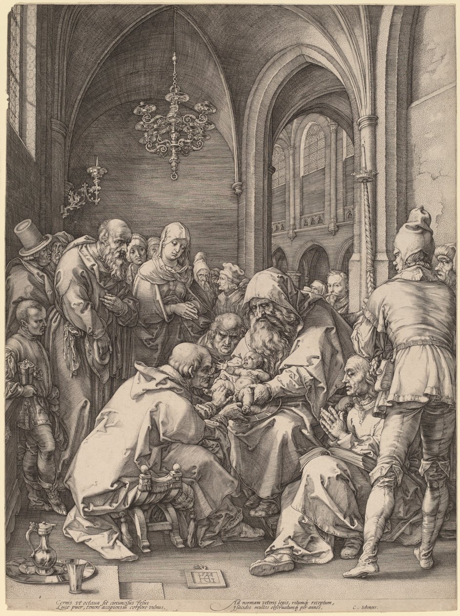 The Circumcision by Hendrik Goltzius in the style of Albrecht Dürer