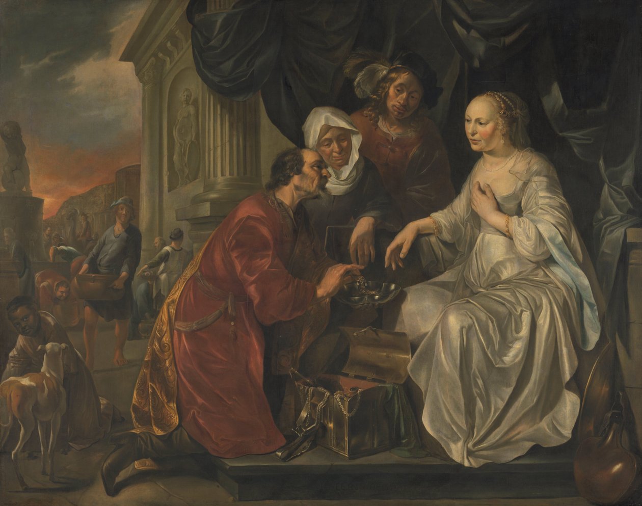 Rebecca Receiving Presents from Abraham