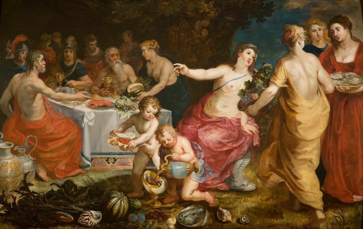 The Feast of Achelous, 1610-1615 by Hendrik I Balen van