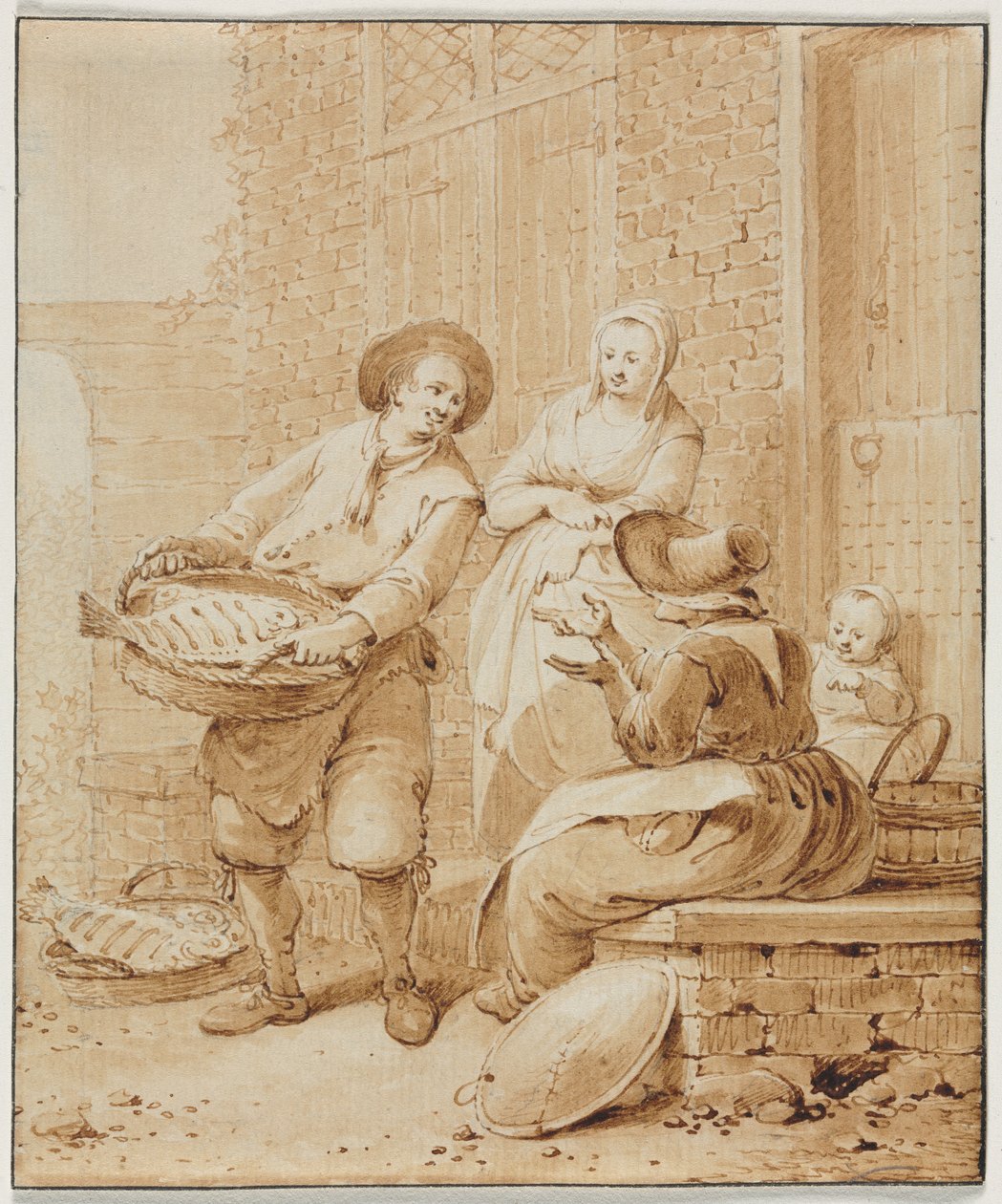 The Fish Monger by Hendrik Meijer