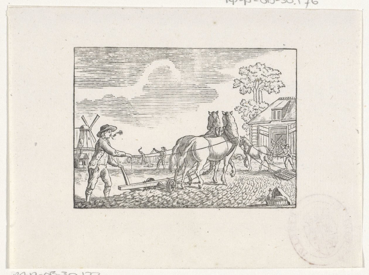 Farm Workers at Work by Hendrik Numan