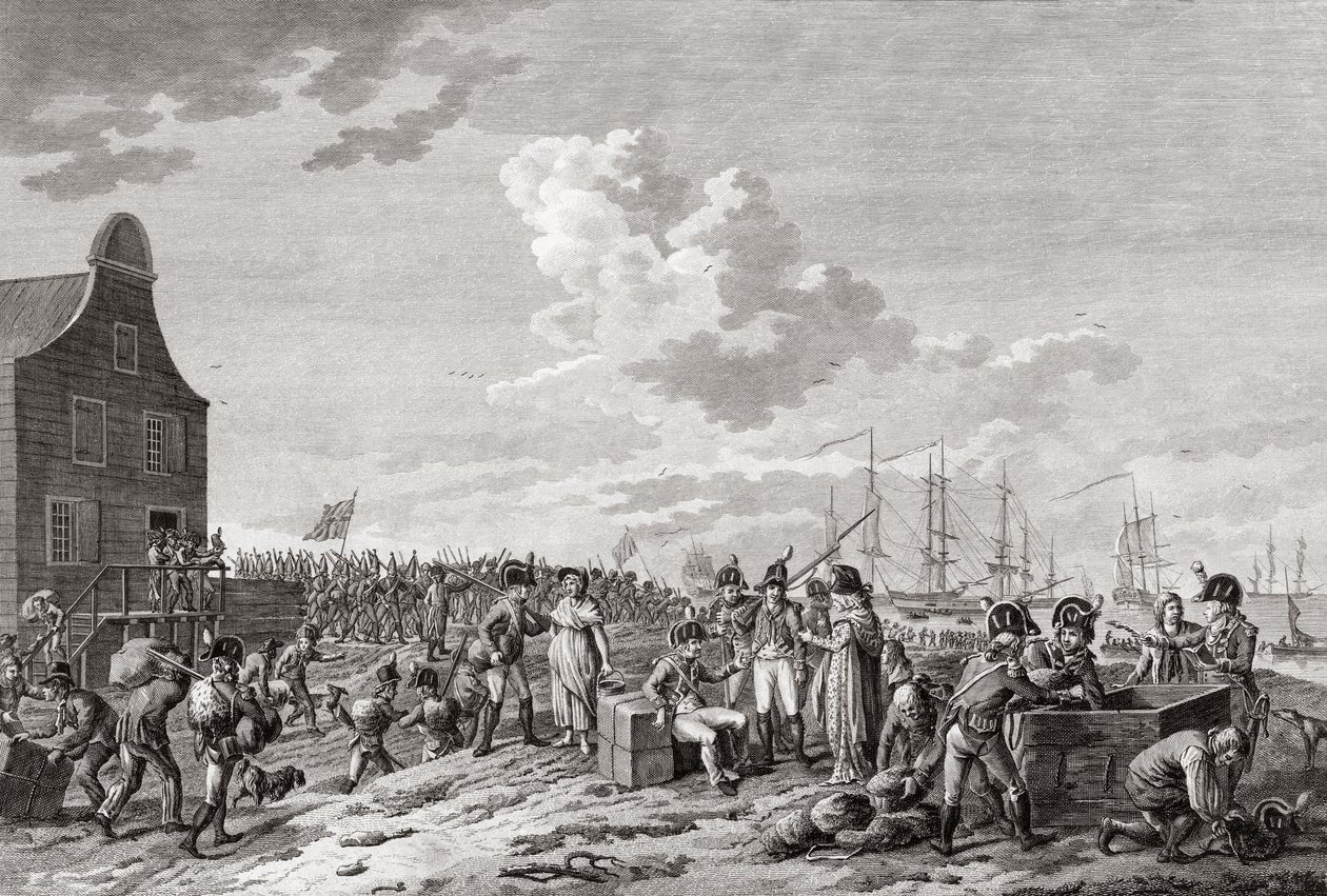 Withdrawal from Den Helder by Hendrik Roosing