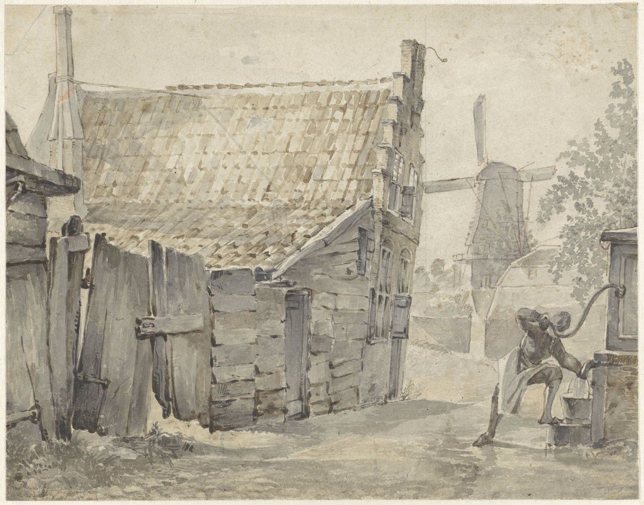 At the Papentorenvest in Haarlem by Hendrik Savrij