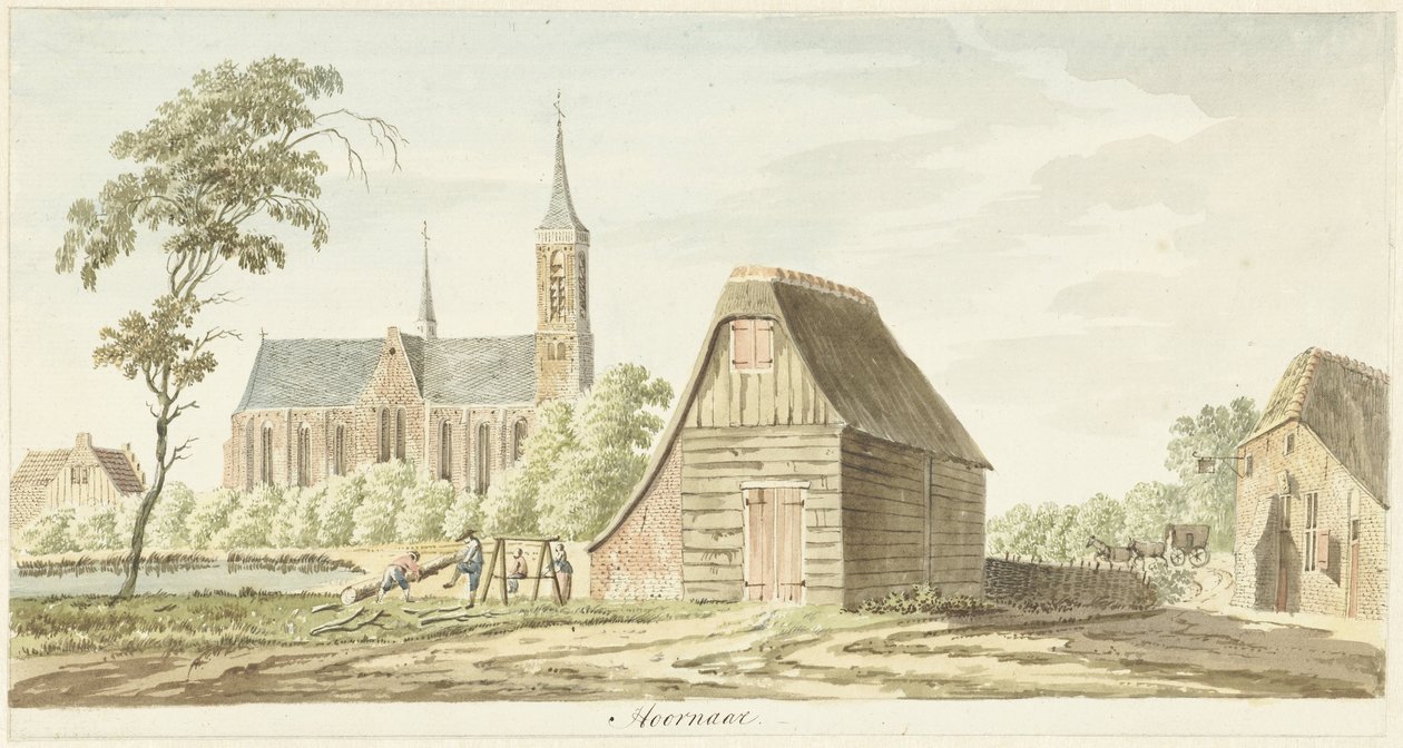 View of the Village of Hoornaar by Hendrik Tavenier