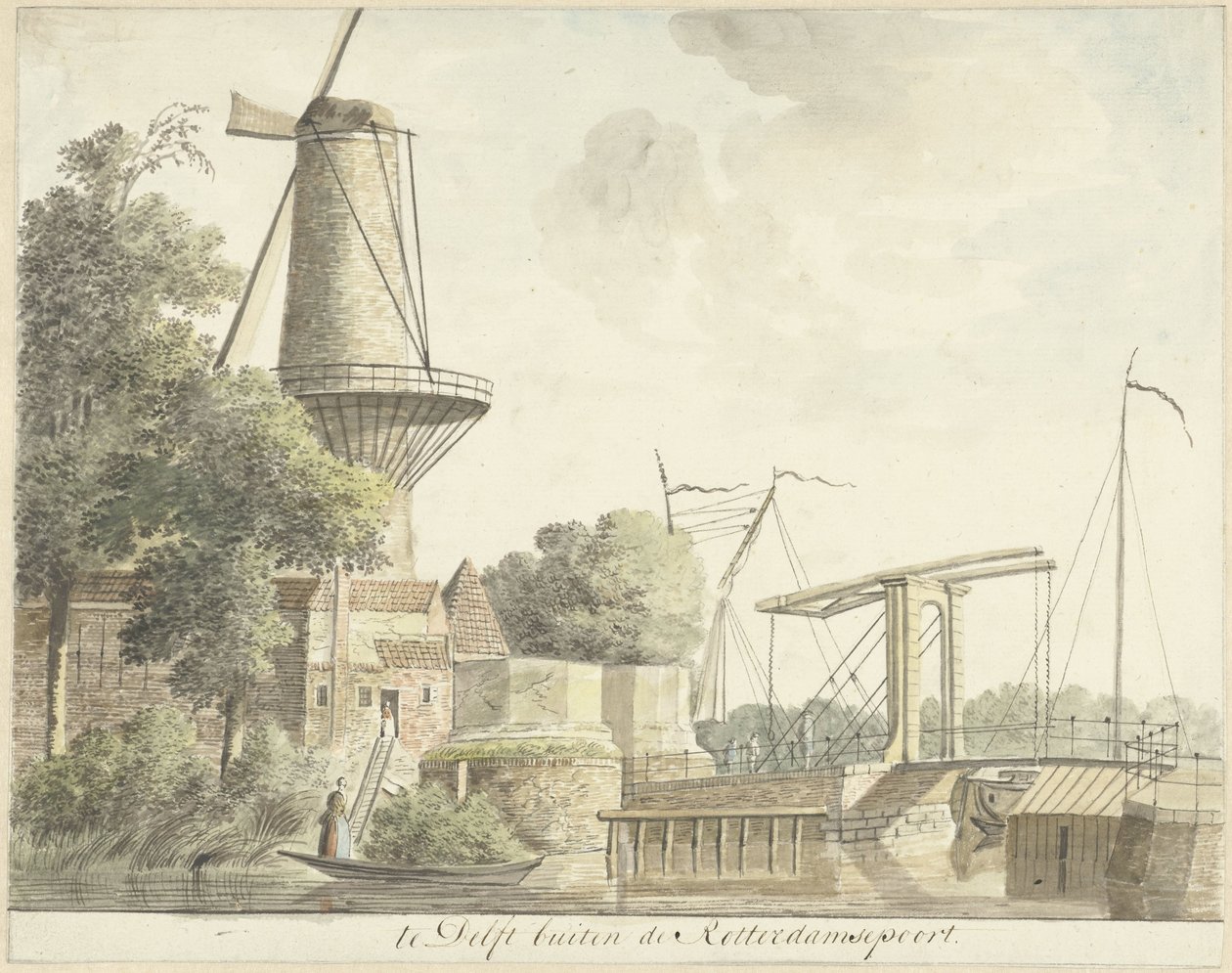 Rotterdam Gate in Delft by Hendrik Tavenier