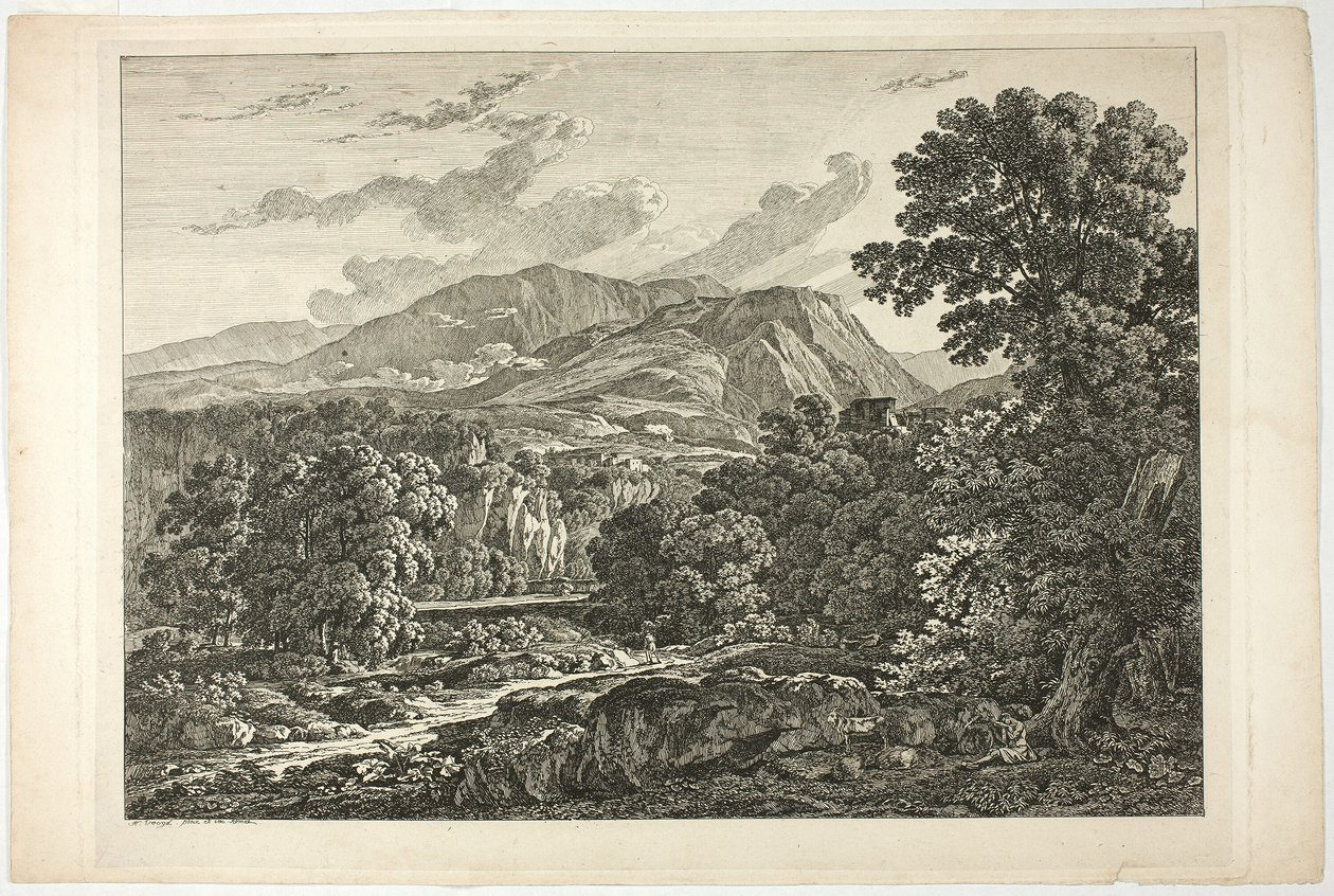 Roman Landscape by Hendrik Voogd