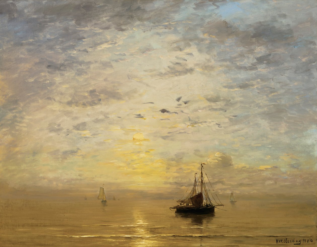Marine by Hendrik Willem Mesdag