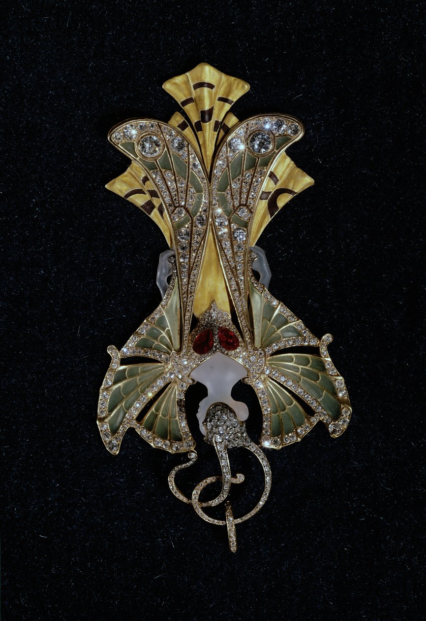 Art Nouveau Pendant Entitled 