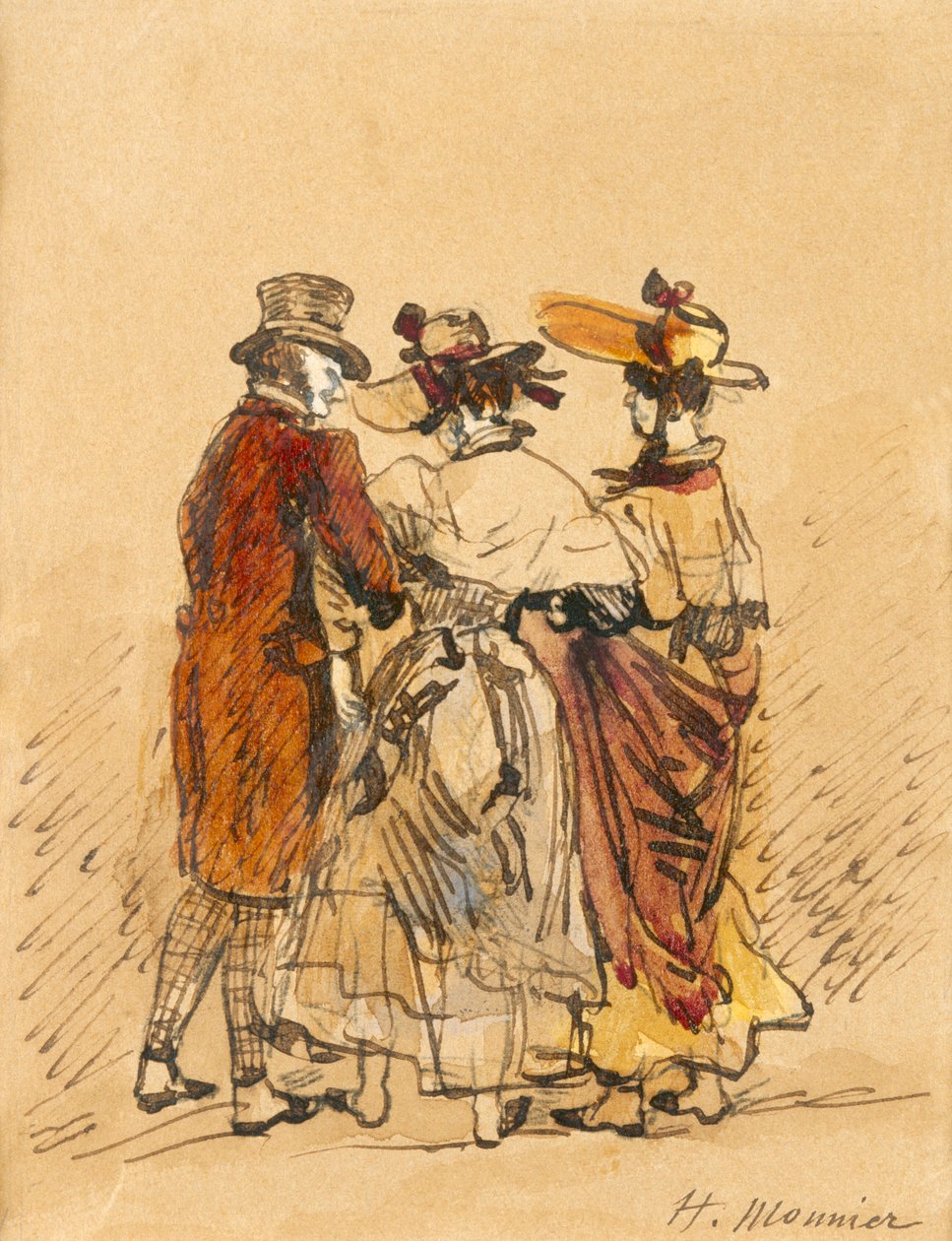 The Walk by Henri Bonaventure Monnier