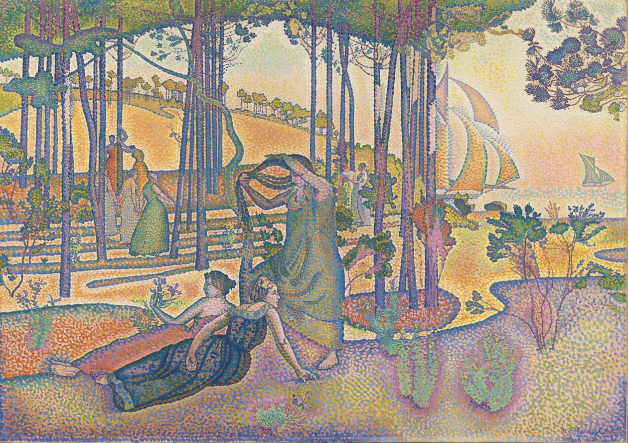 The Evening Air by Henri Edmond Cross