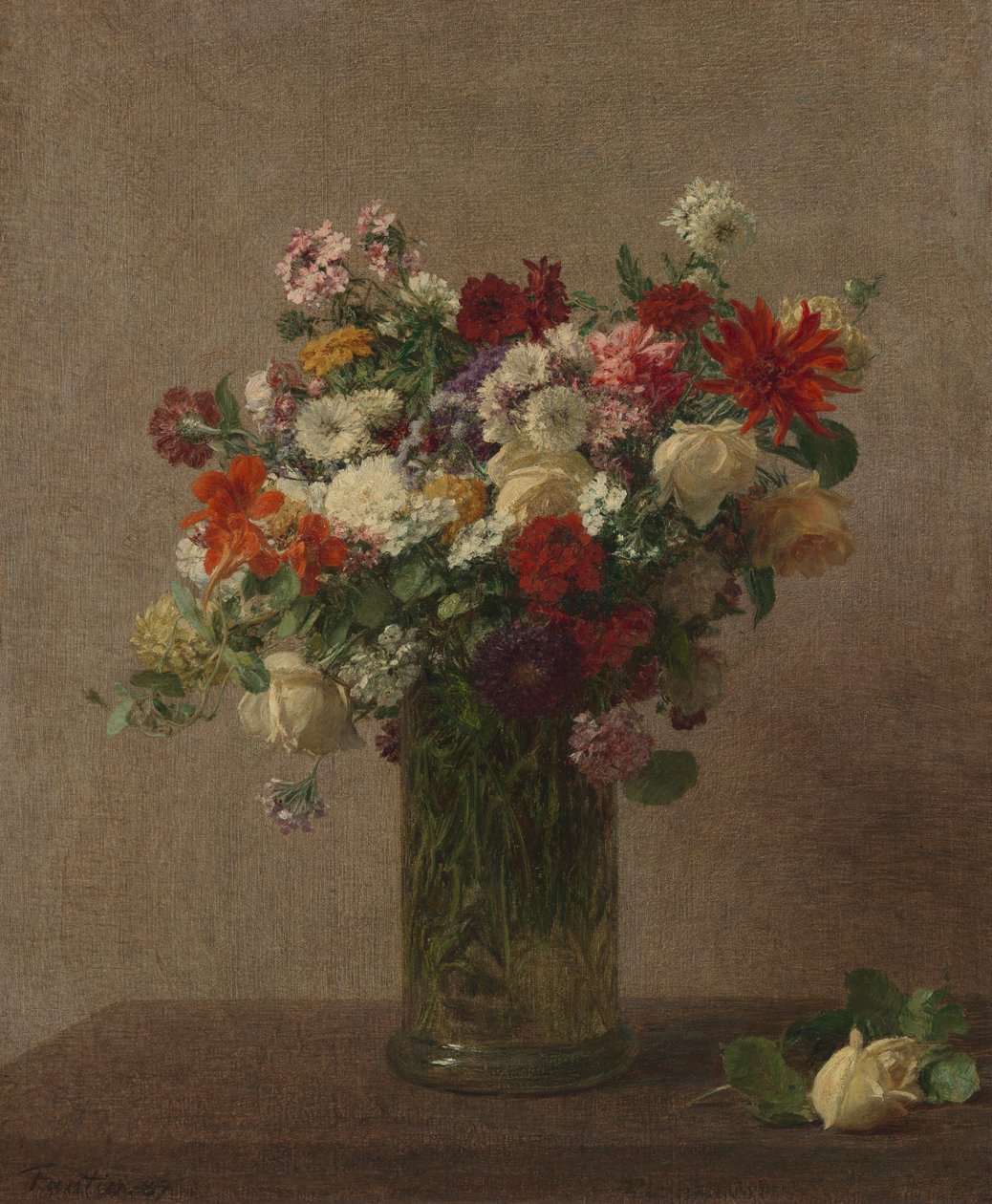 Flowers from Normandy by Ignace Henri Jean Fantin Latour