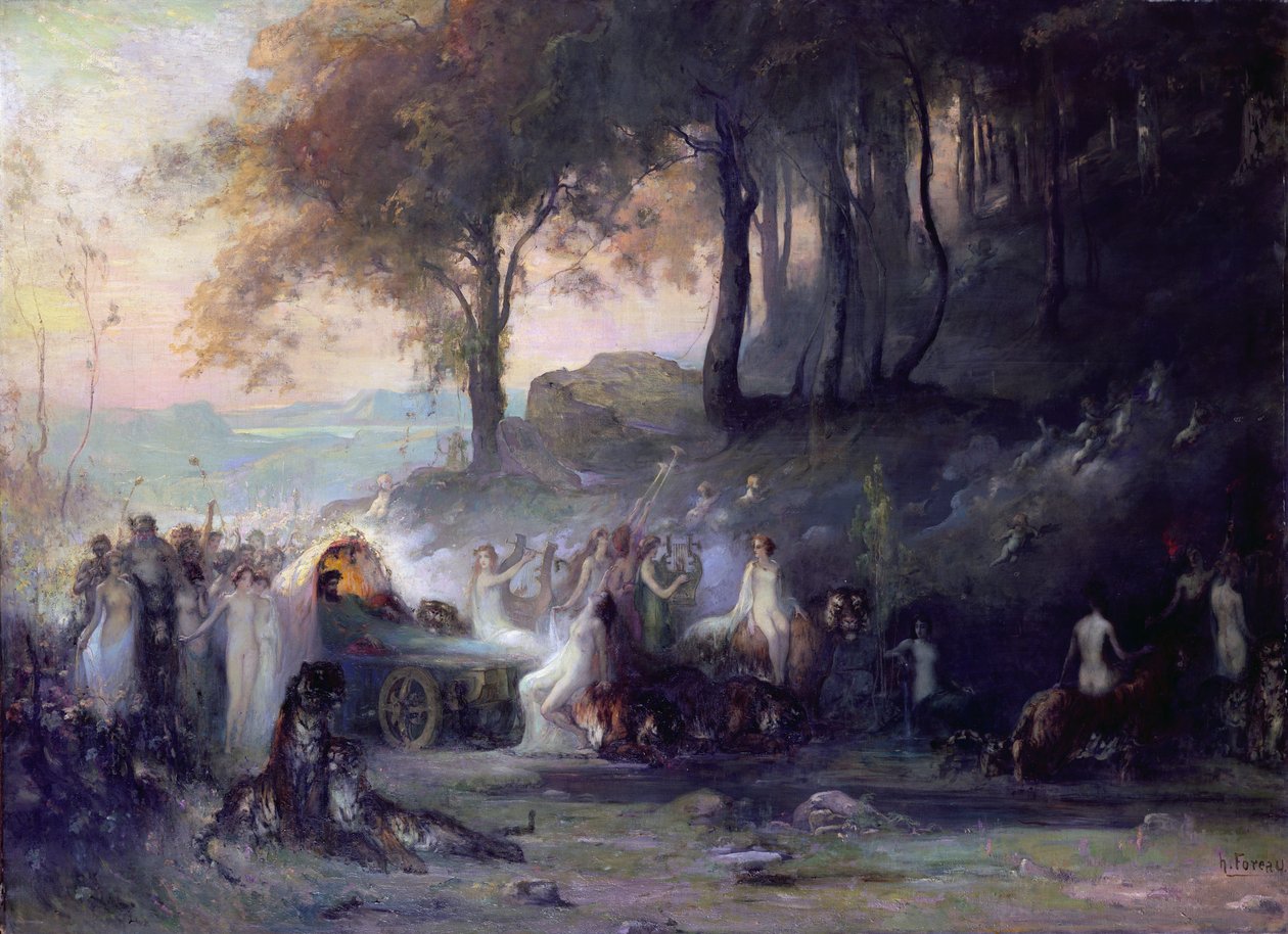 A Pagan Procession, 1896 by Henri Foreau