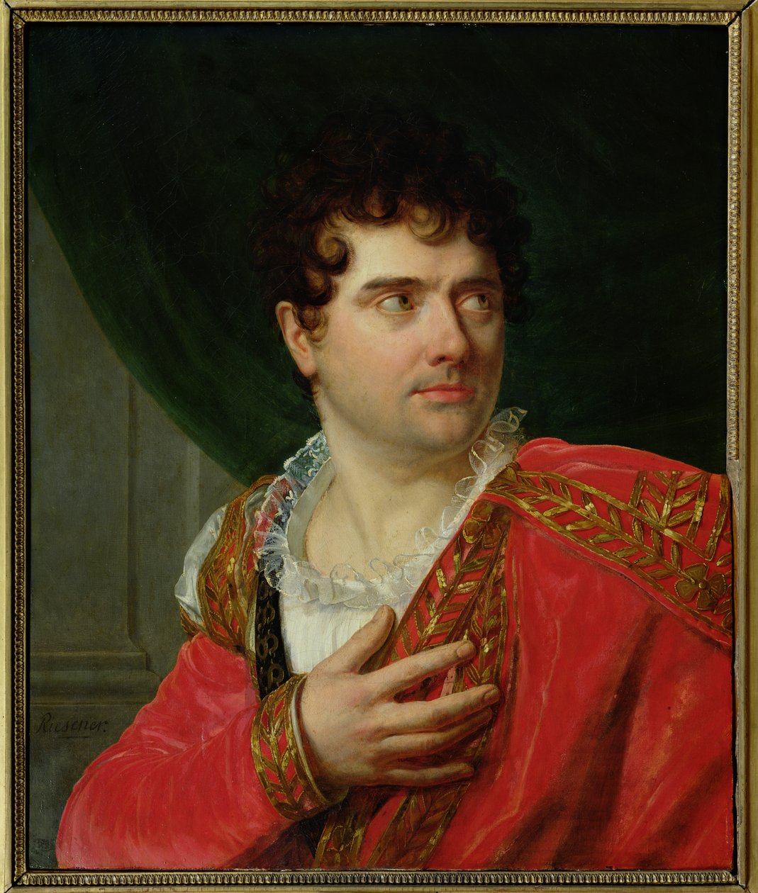 Portrait of Francois Joseph Talma by Henri Francois Riesener