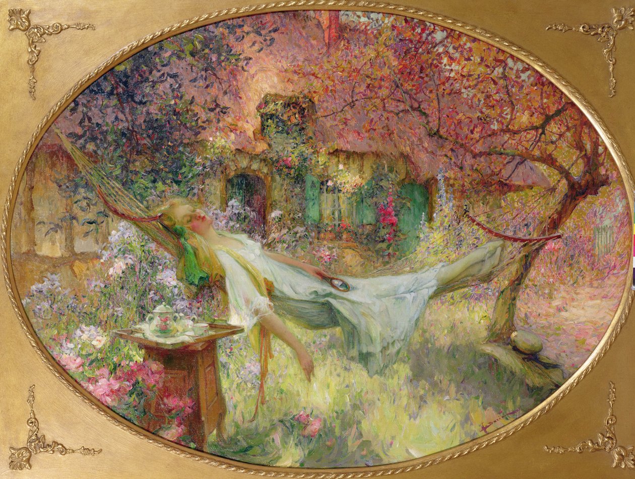 Summer in the Garden by Henri Gaston Darien