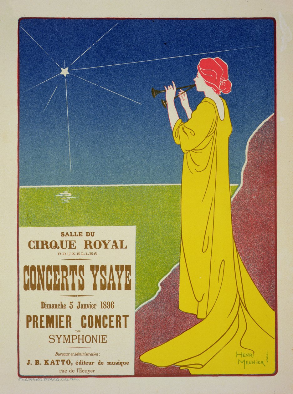 Reproduction of a Poster Advertising the 