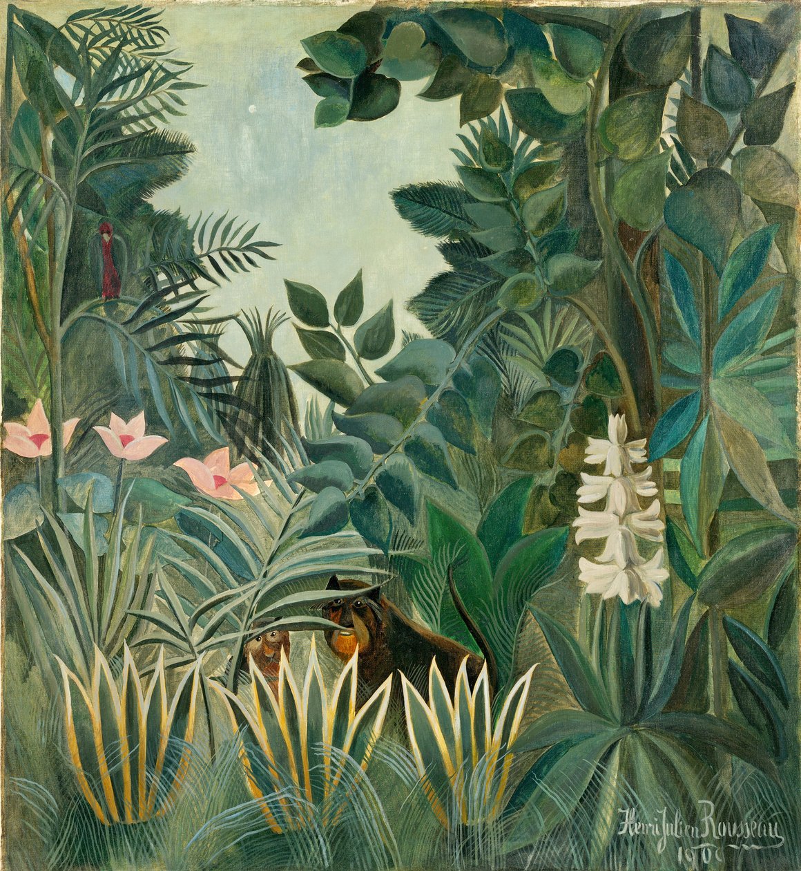 The Equatorial Jungle, 1909 by Henri Rousseau