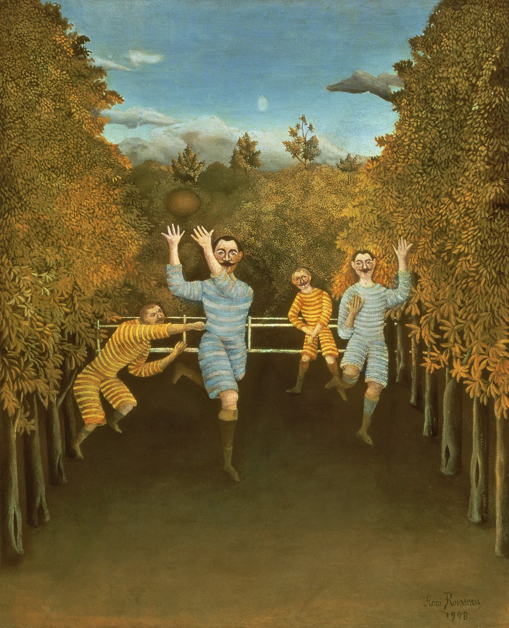 The Football players by Henri Rousseau