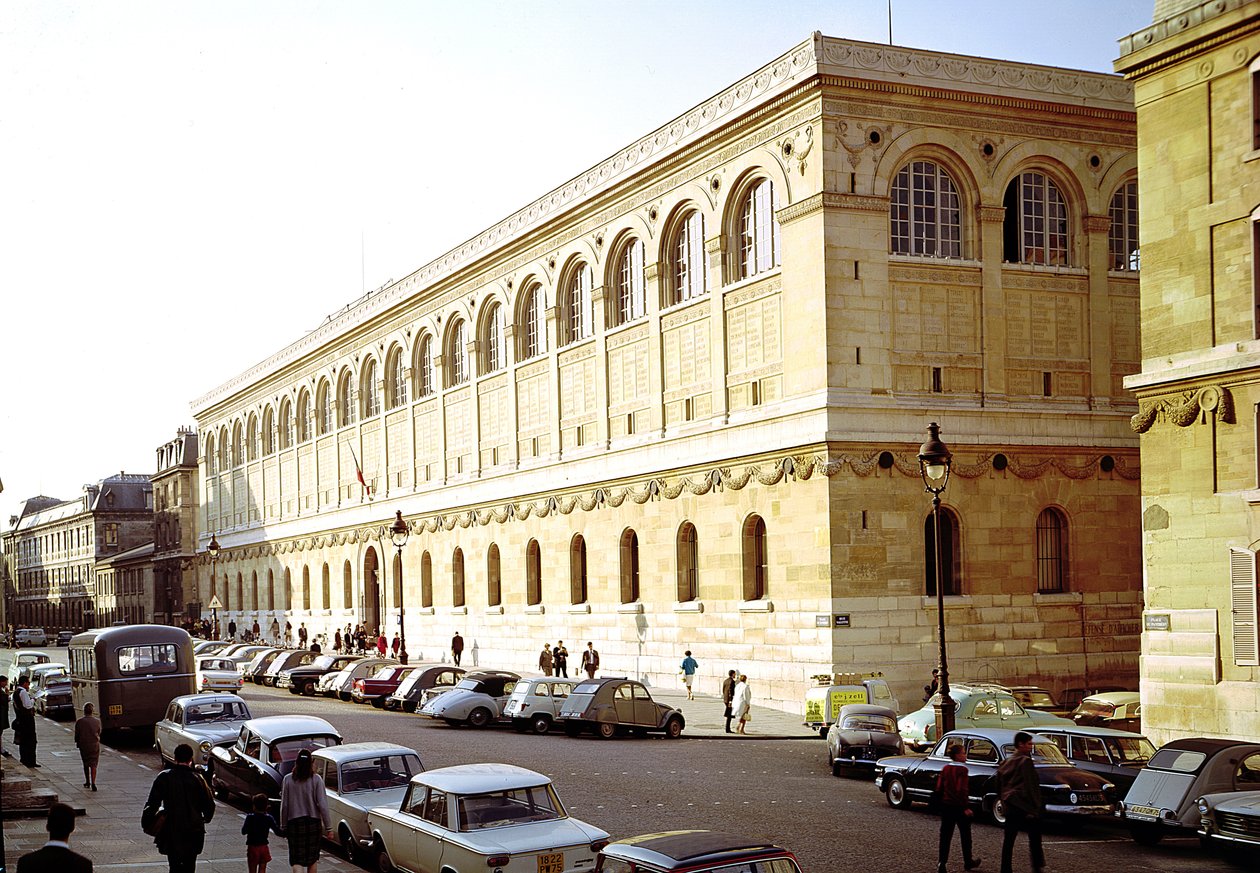 View of the Exterior, Built 1844-50 by Henri Labrouste