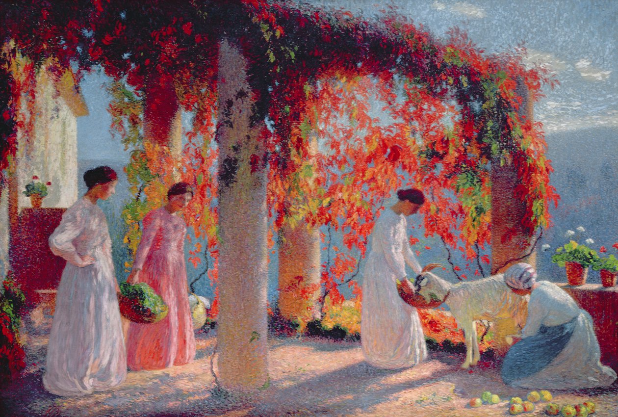 The Pergola at Marquayrol by Henri Martin