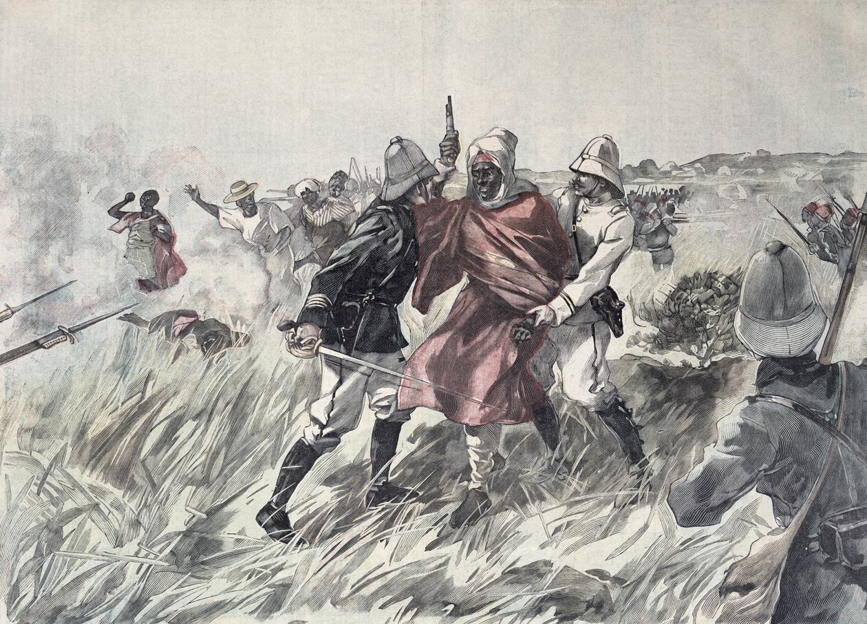The Capture of Toure Samory by Lieutenant Jacquin Near Guelemou in 1898, from 