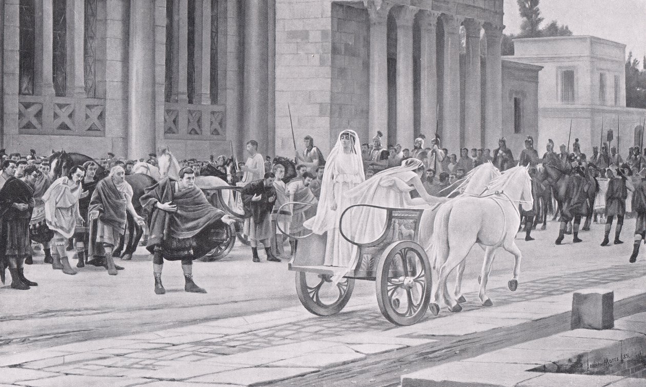 The Passing of the Vestals by Henri Paul Motte