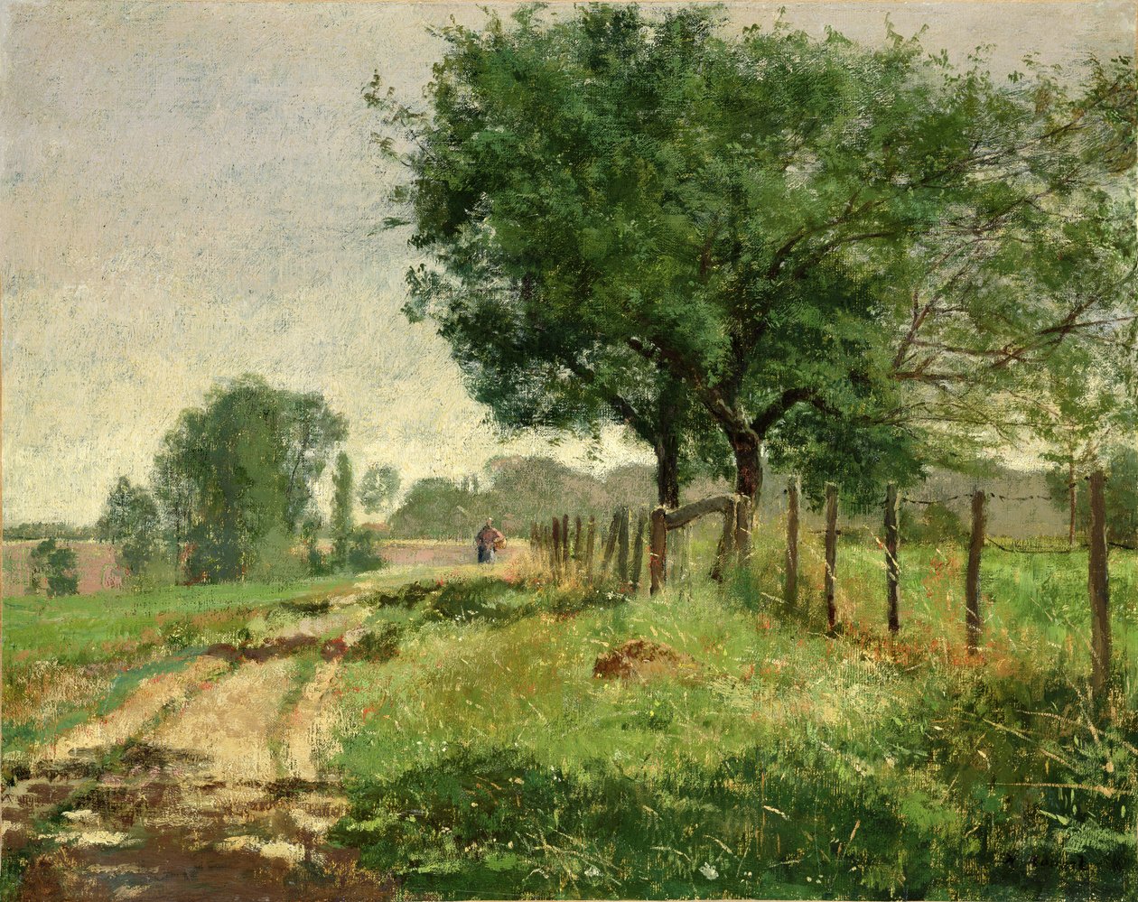 Peasant in the Fields by Henri Rouart