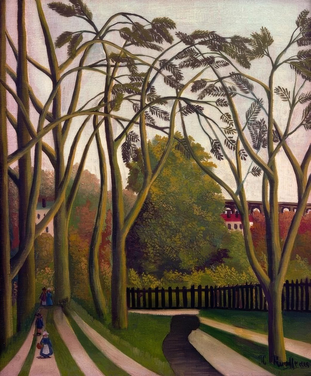 Landscape of the Banks of the Bièvre near Bicêtre Spring by Henri Rousseau
