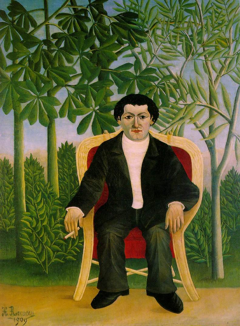 Portrait of Joseph Brummer by Henri Rousseau