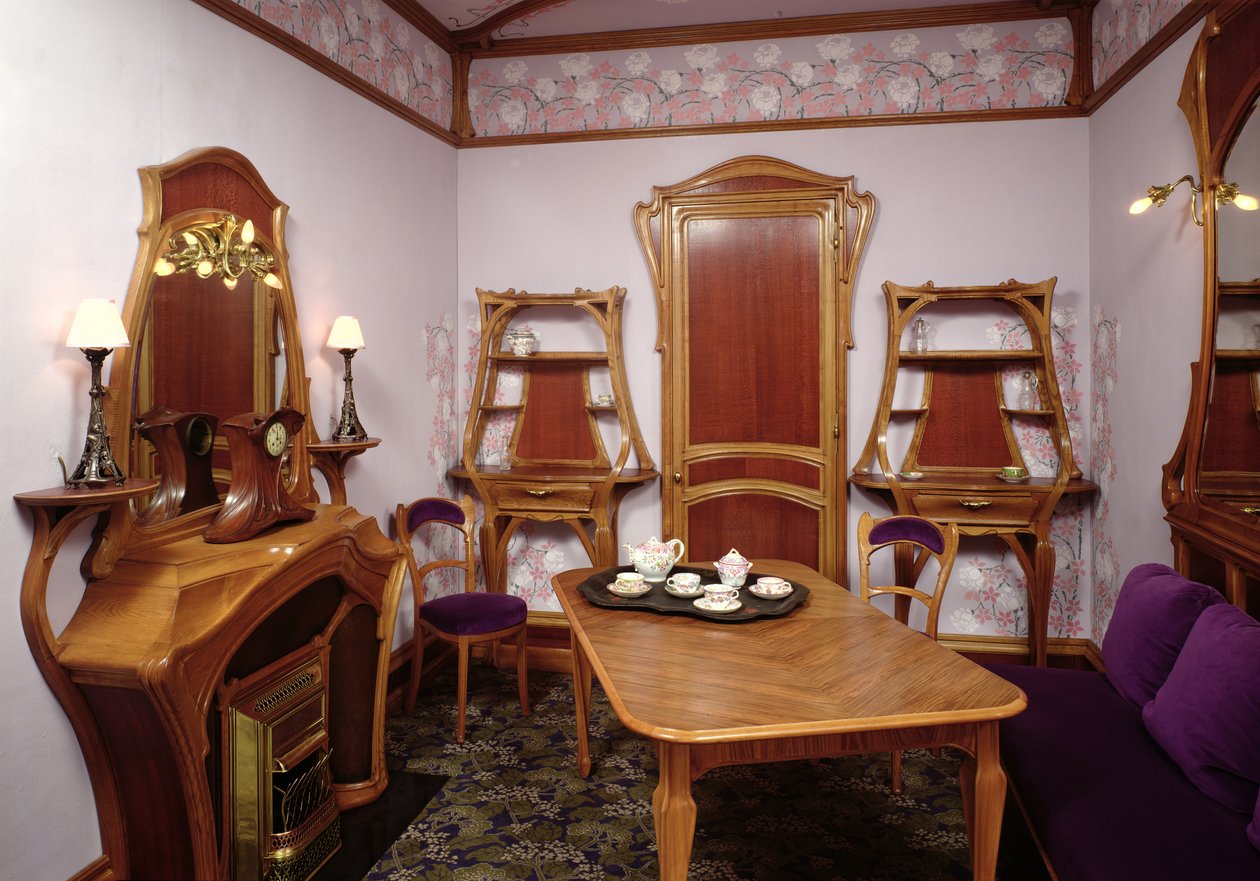Reconstruction of a Salon of the Cafe de Paris by Henri Sauvage