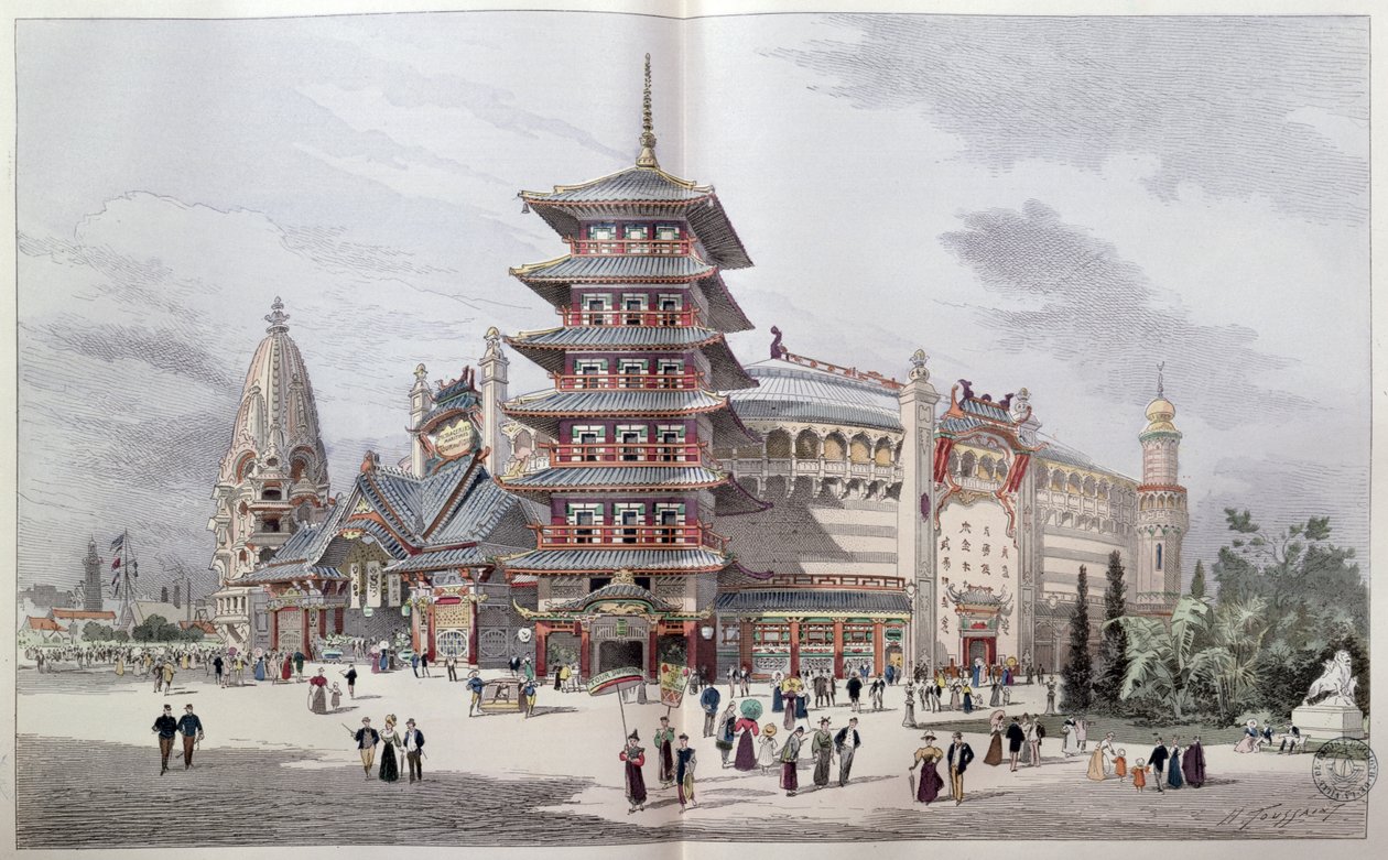 The World Tour at the Universal Exposition of 1900, Paris by Henri Toussaint