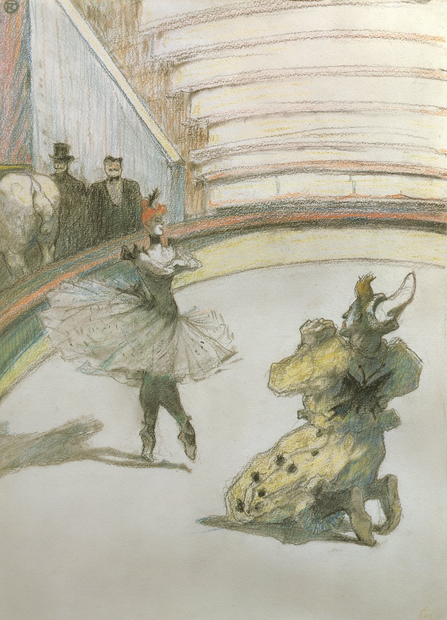 Curtain call at the Circus by Henri de Toulouse Lautrec