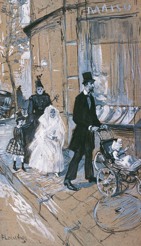 The First Communion by Henri de Toulouse Lautrec