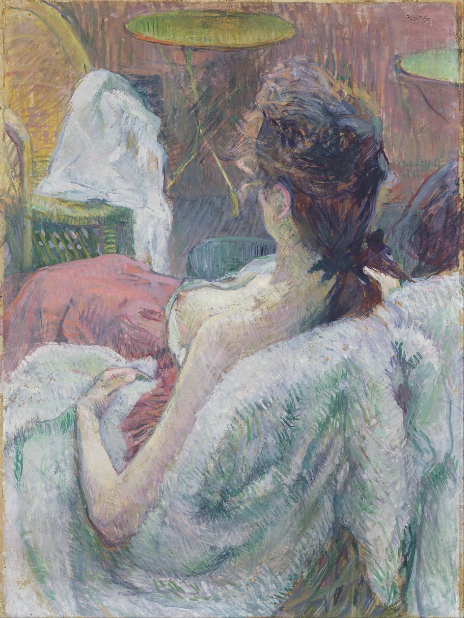 The Model Resting by Henri de Toulouse Lautrec
