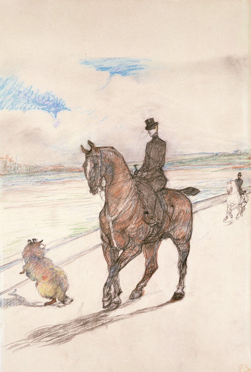 The Amazon (c.1899) by Henri de Toulouse Lautrec