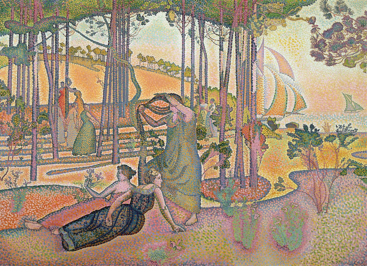 The Evening Air by Henri Edmond Cross