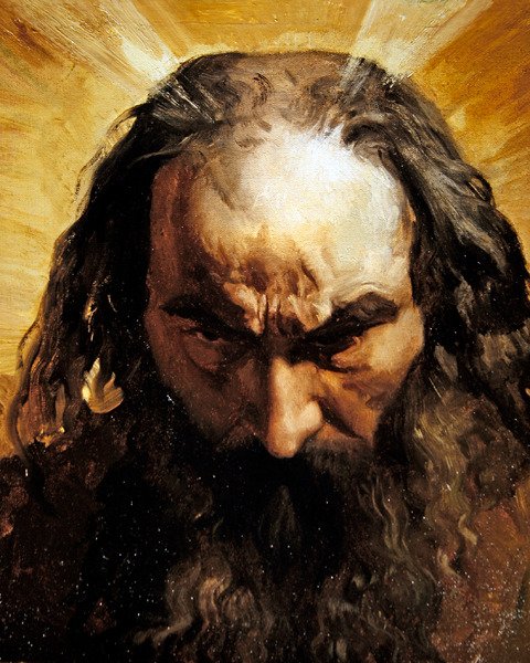 A Saint by Henri Lehmann