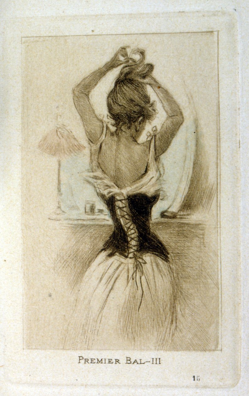 A Woman Preparing for a Ball by Henri Boutet