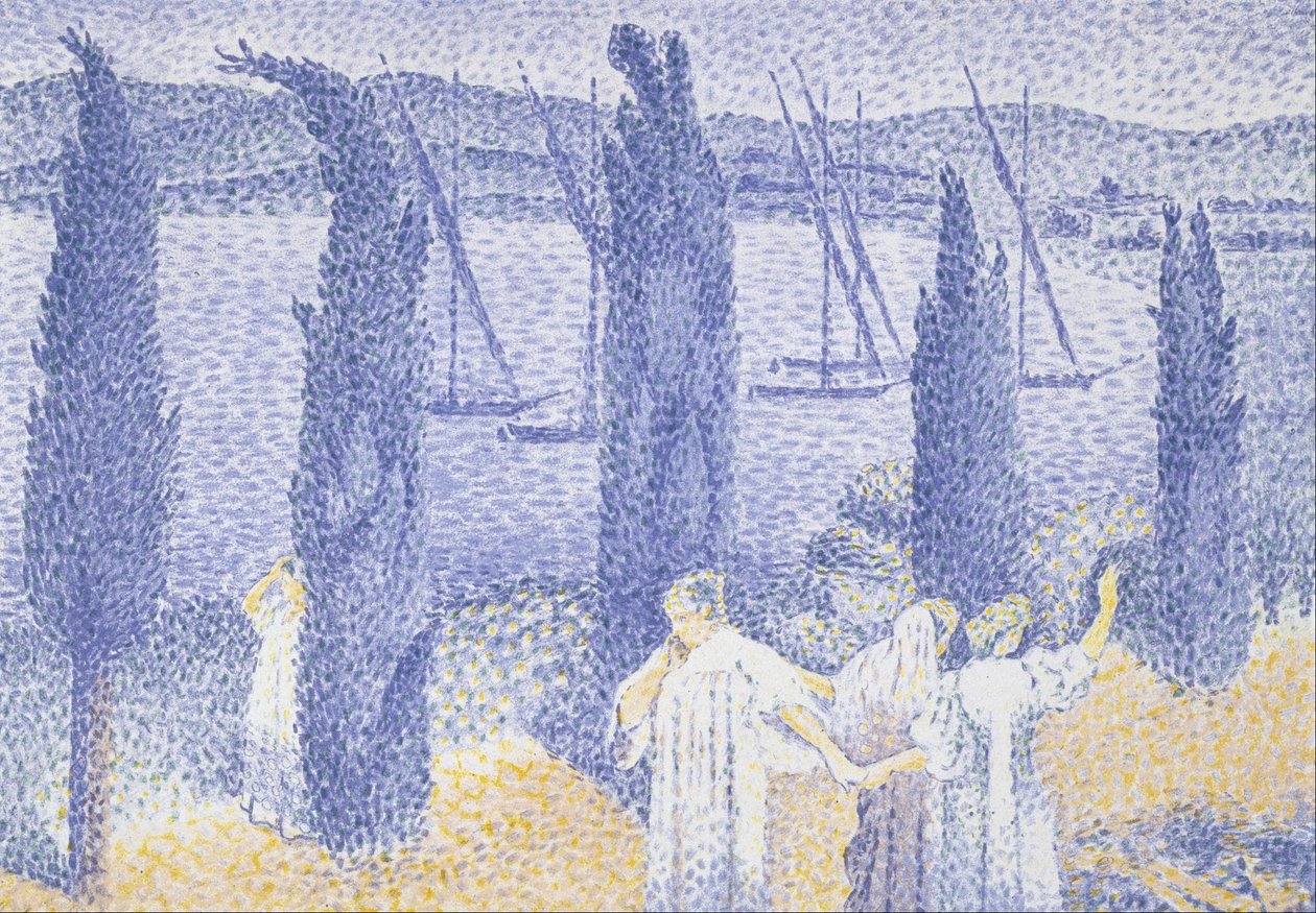 The Promenade by Henri Edmond Cross