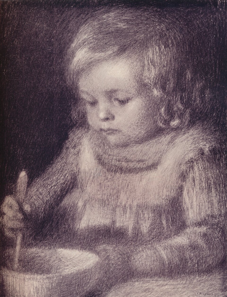 The Child by Henri Eugene Le Sidaner