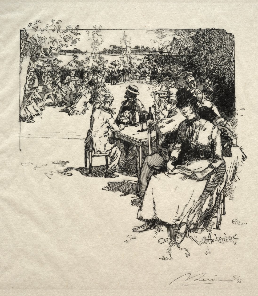 Ball at the Break of Day by Ignace Henri Jean Fantin Latour