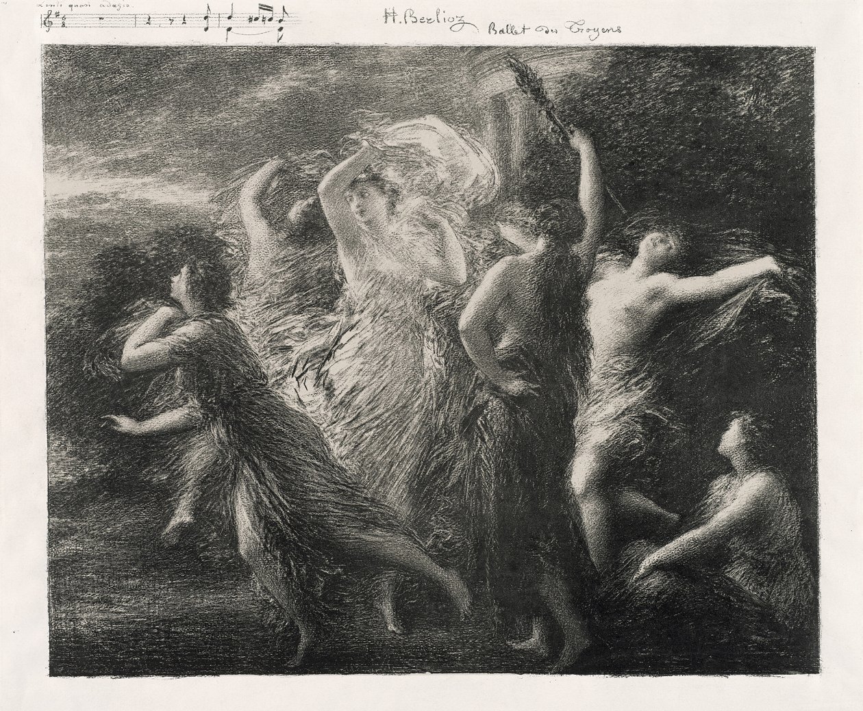 Dance of the Trojans by Ignace Henri Jean Fantin Latour