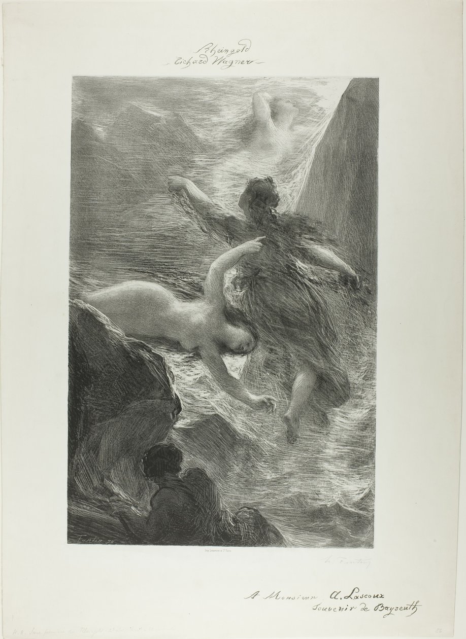 First Scene of The Rhinegold by Ignace Henri Jean Fantin Latour