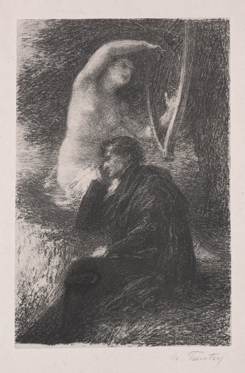 Lelio: The Aeolian Harp by Ignace Henri Jean Fantin Latour
