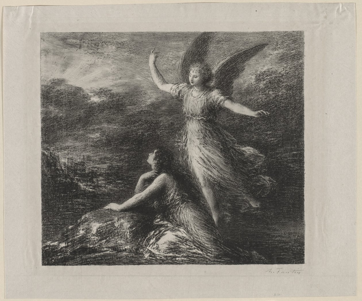 Paradise and the Peri by Henri Fantin Latour