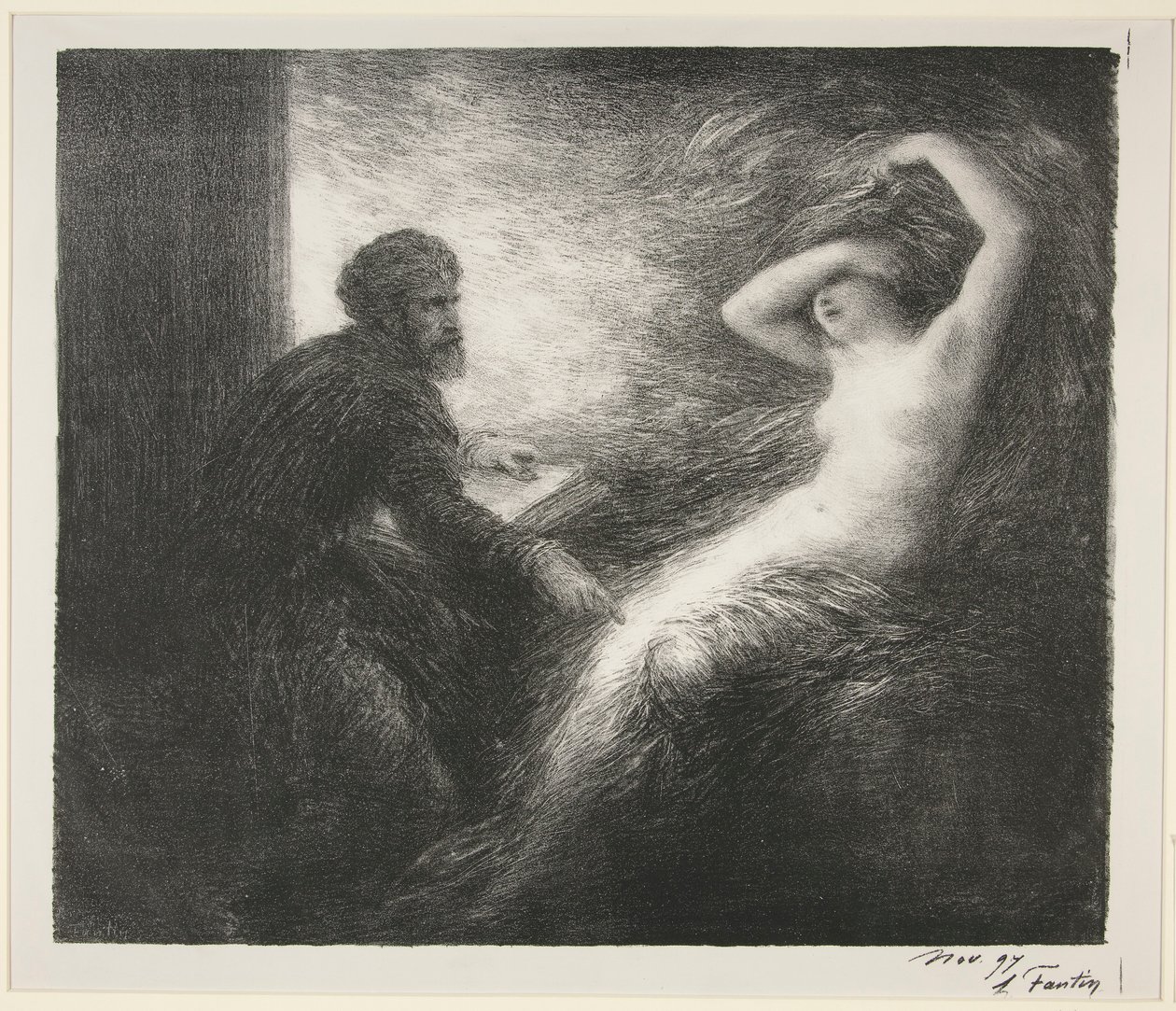 Parsifal: Act II. Evocation of Kundry by Ignace Henri Jean Fantin Latour