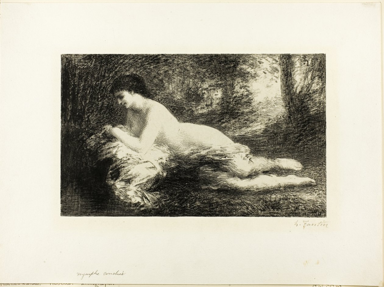 Reverie by Ignace Henri Jean Fantin Latour